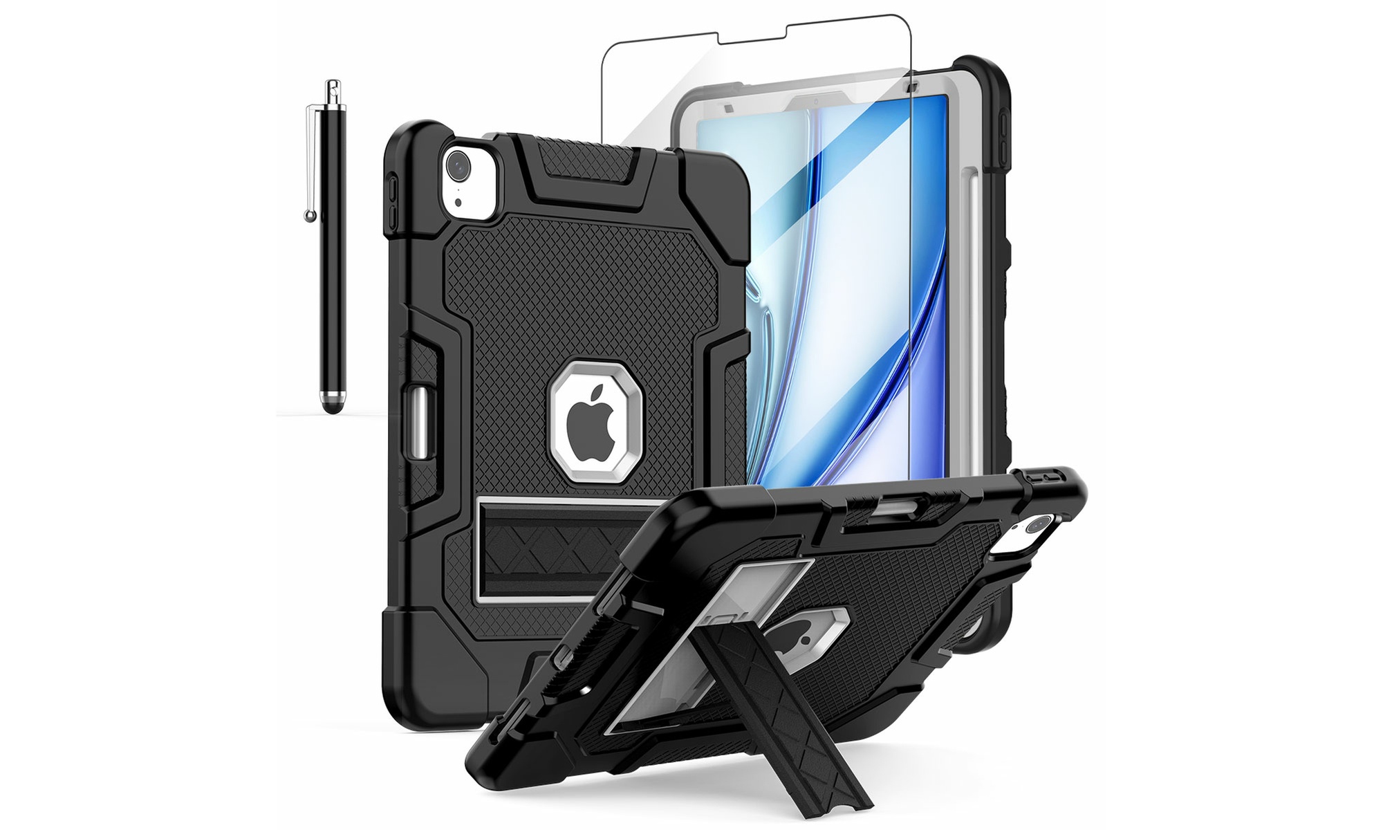 For Apple iPad Air 11-inch 2024 Case Shockproof Heavy Duty Cover ScreenProtector