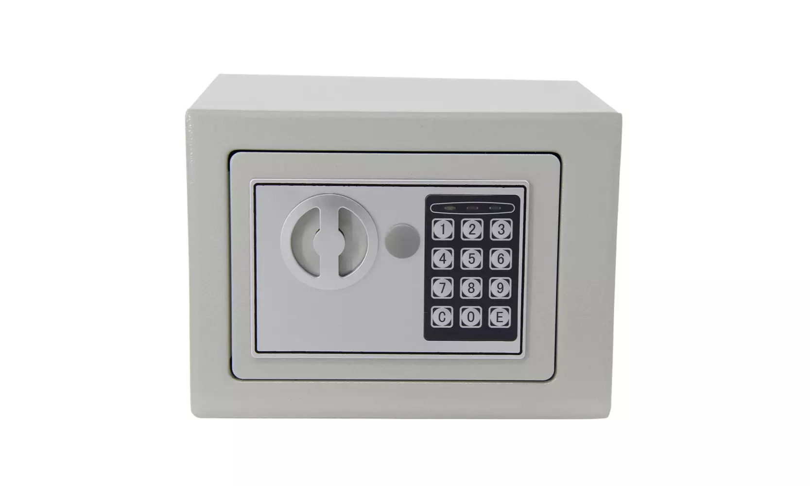 0.17 Cubic Feet Electronic Safe Box, Digital Steel Safes, Keypad and Key Lock