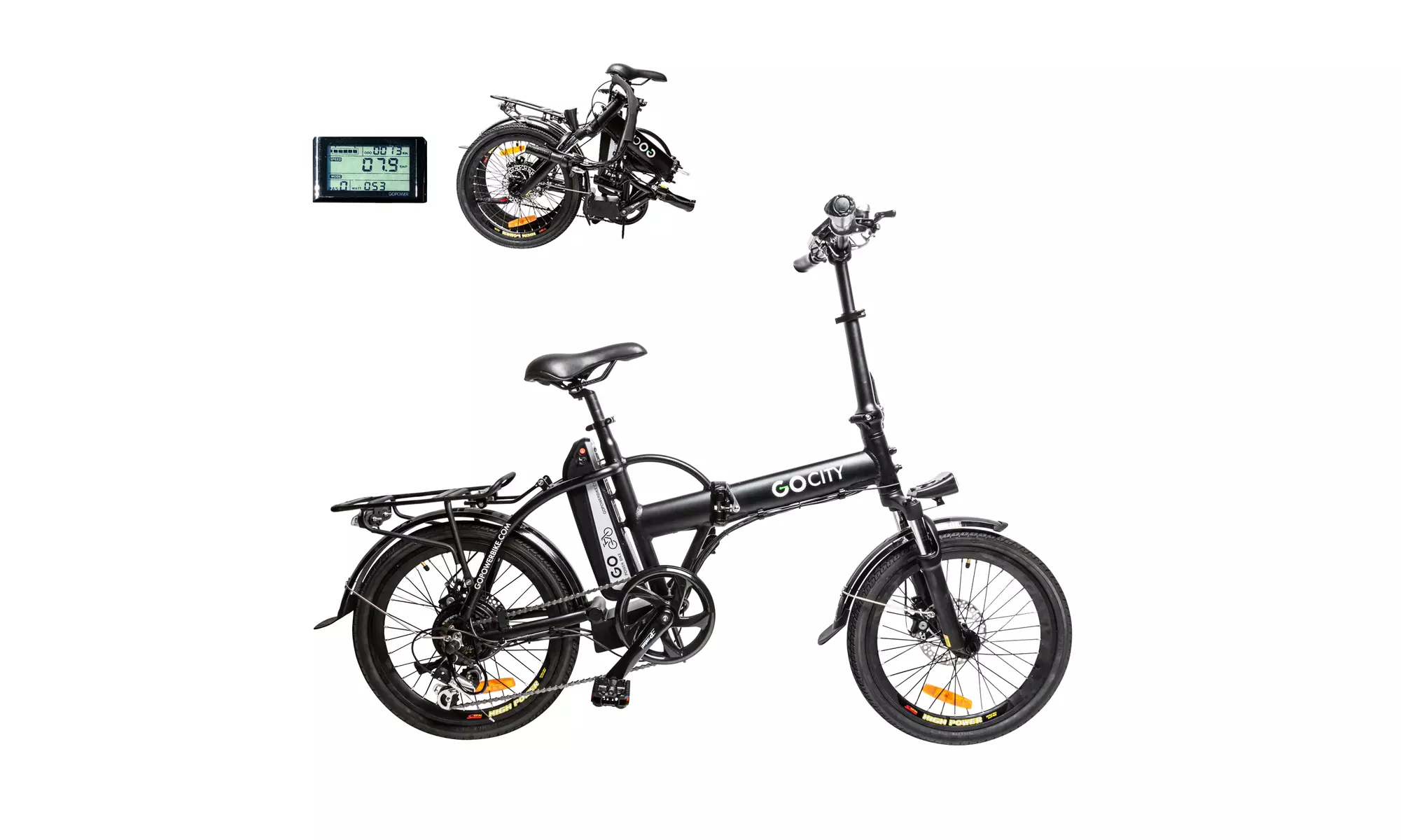 GoPowerBike GoCity 20MPH 500W E-Bike All-Terrain 48V10ah - Primary Image