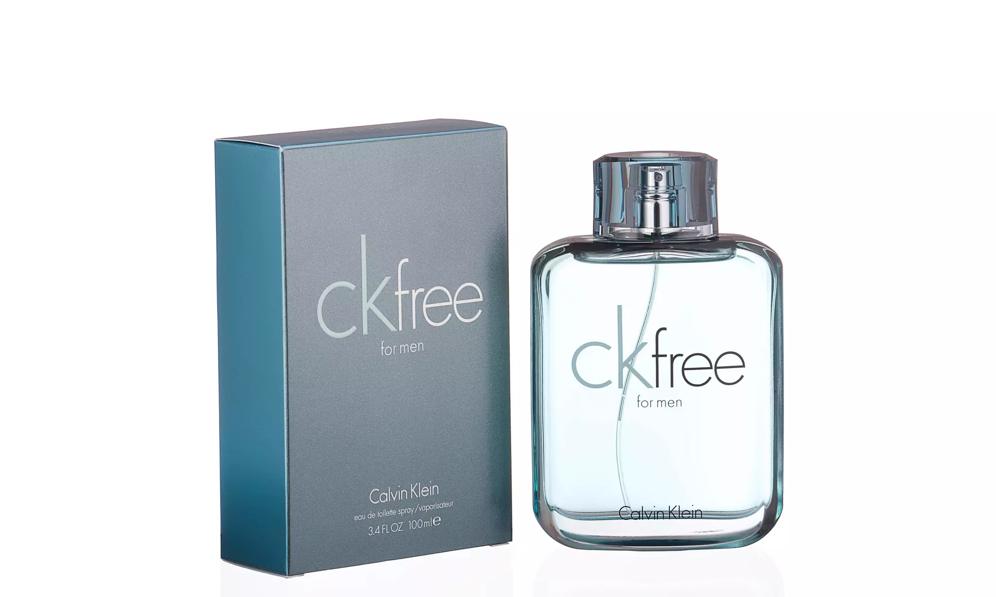 Ck Free for men by Calvin Klein Eau De Toilette spray 3.4 Oz (no cap/tester)