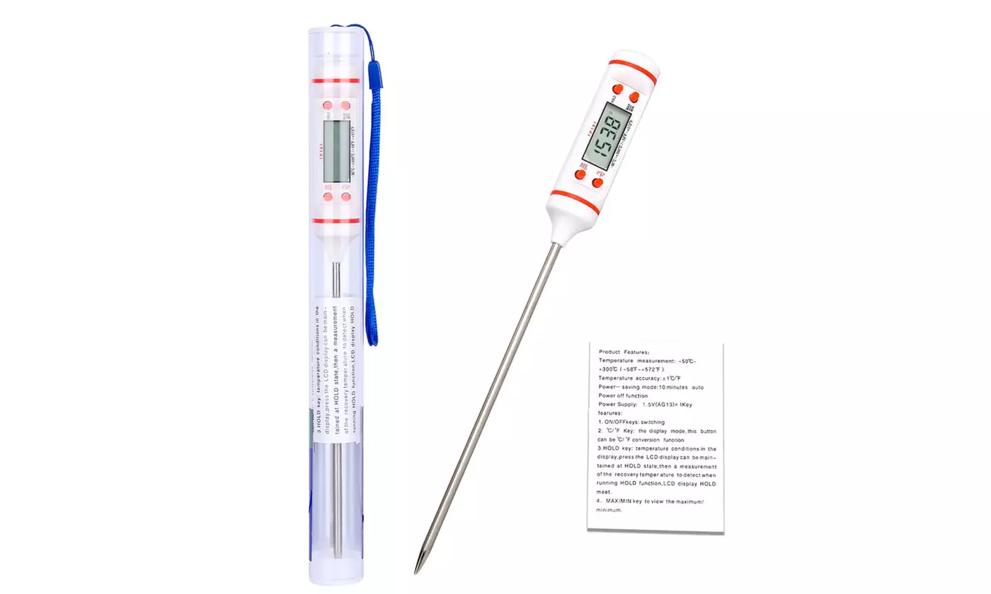 Digital Meat Thermometer Kitchen Food BBQ Grill Smoker Thermometer