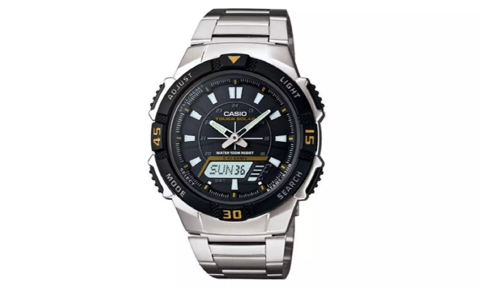 Casio Men's AQS800WD-1EV Solar Multi-Function Analog-Digital Watch - Second Medium