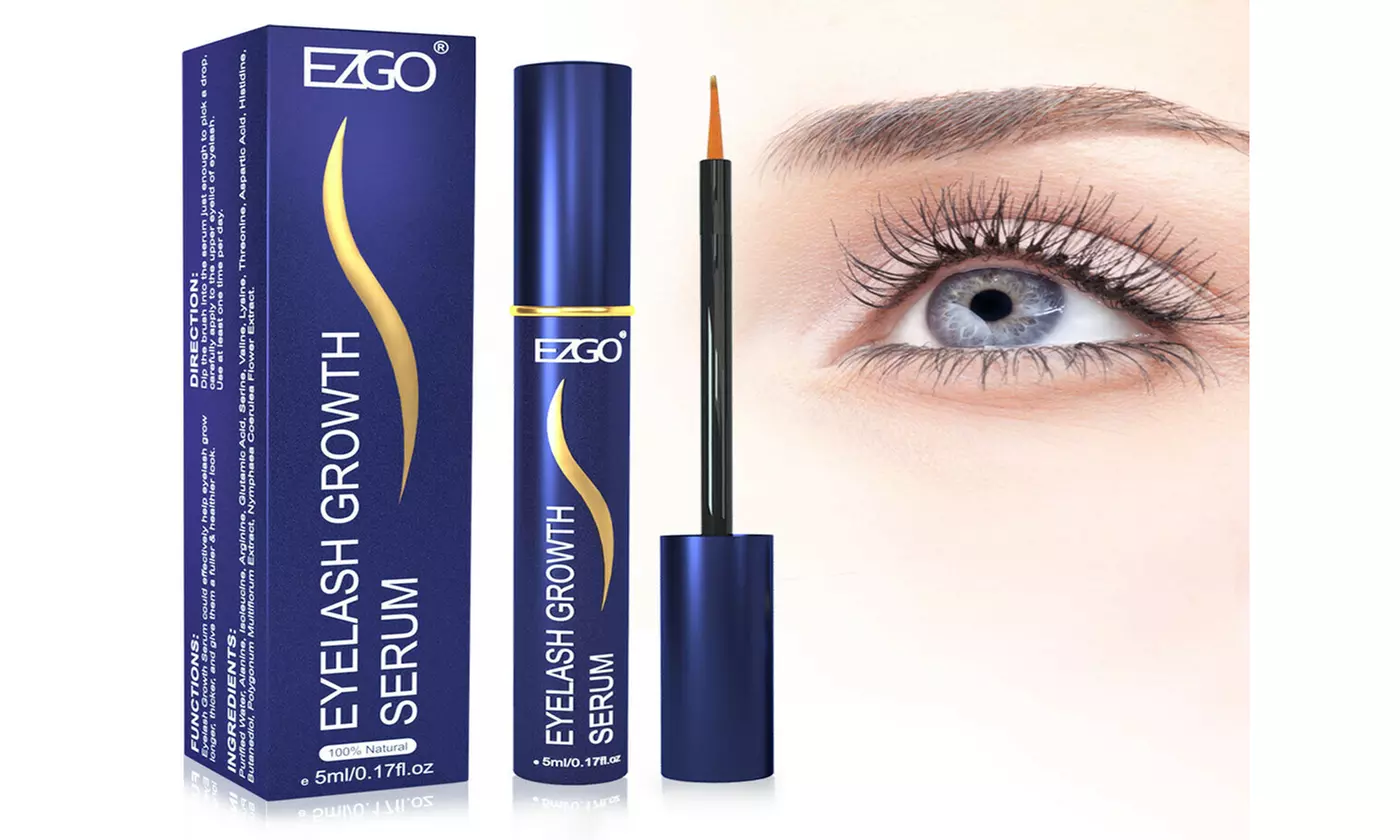 EZGO 5ML Eyelash Growth Serum Eyebrow Boost Enhancer Rapid Stimulator Extension - Primary Image