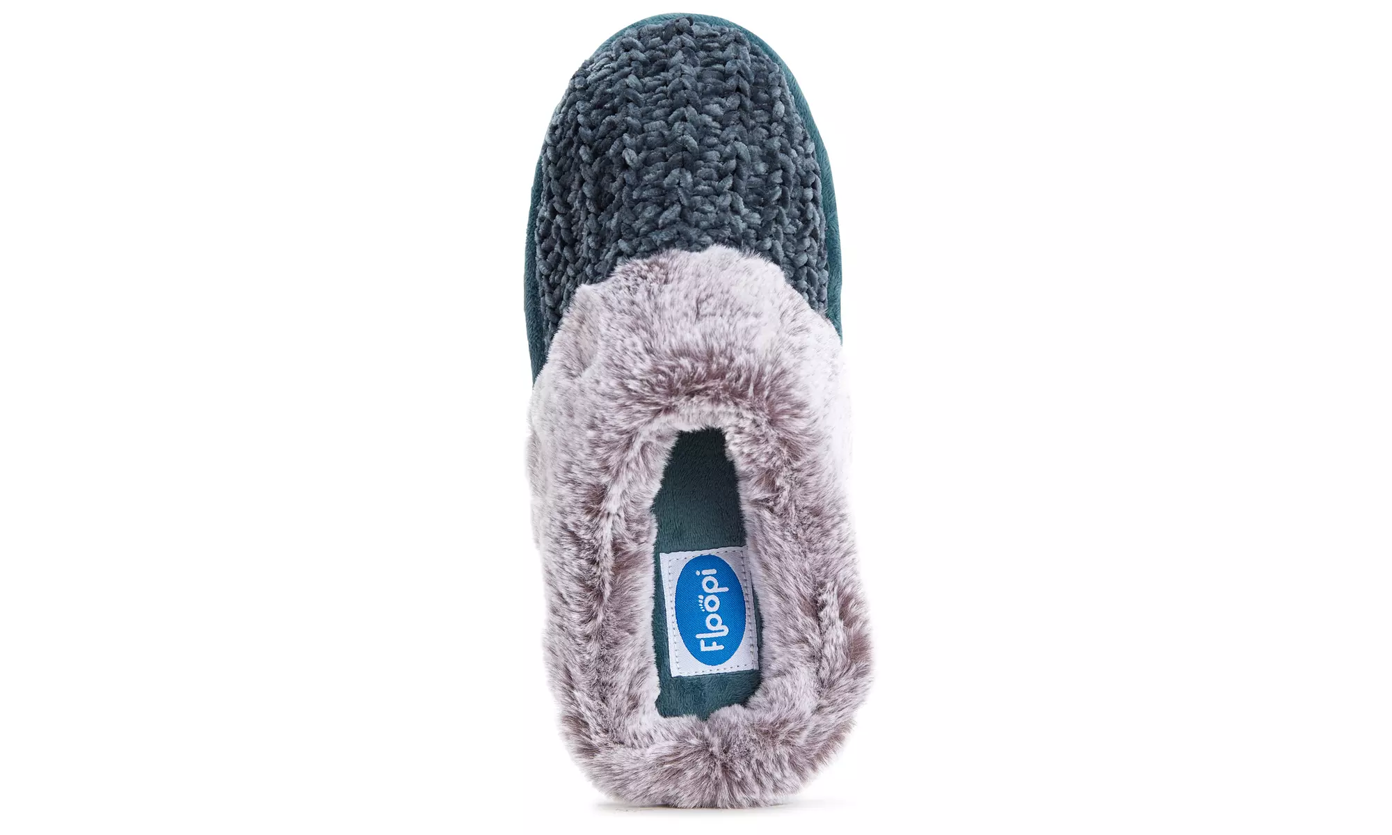 Floopi Women's Soft Cuff Chenille Knit Slippers with Memory Foam
