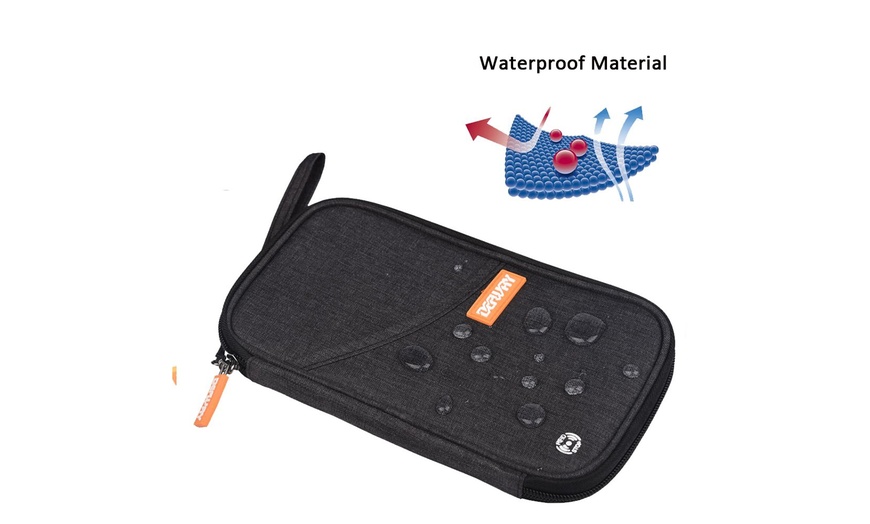Image 22: Travel Wallet RFID Blocking Document Organizer Bag