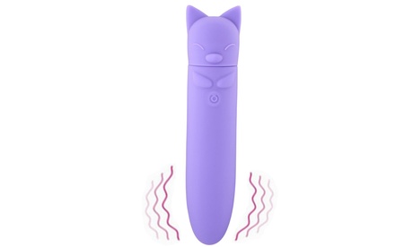 Waterproof Powerful 8 Speeds Pocket-Size G Spot Clit Climax Bullet Vibrator Purple