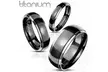 Titanium Men Ring Collection - Second Medium