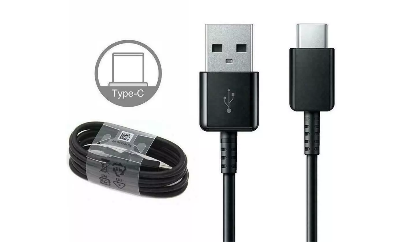 Fast Wall Charger Plug and USB Type C Cable For Samsung Galaxy Note 10 S8 S9 S10 - Second Medium