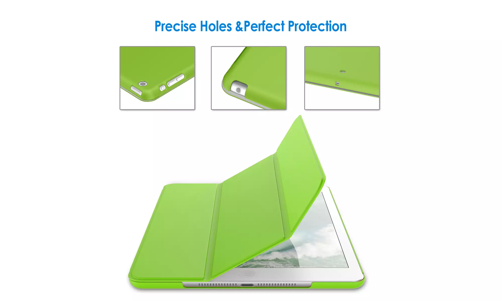 JETech Case for Apple iPad Mini 1 2 3, Hard Back Shell Soft-Touch Stand Cover