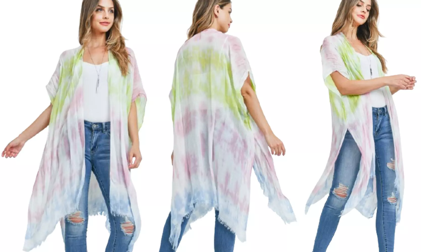 Women's Spring and Summer Kimono and Vest Collection 