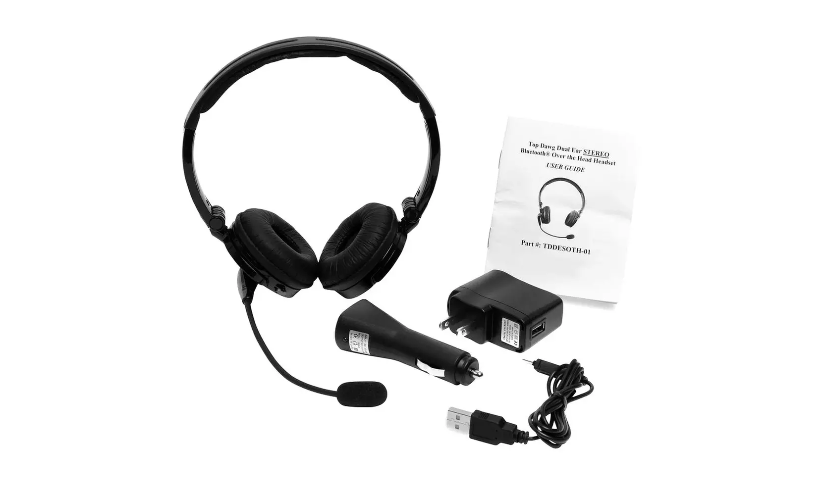 Top Dawg Electronics TDDESOTH-02 Dual Ear Stereo Over the Headset - Primary Image