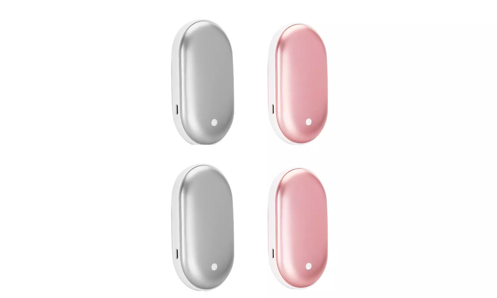 US 2-4 Pack Hand Warmers Rechargeable Power Bank USB Reusable Pocket Size Heater