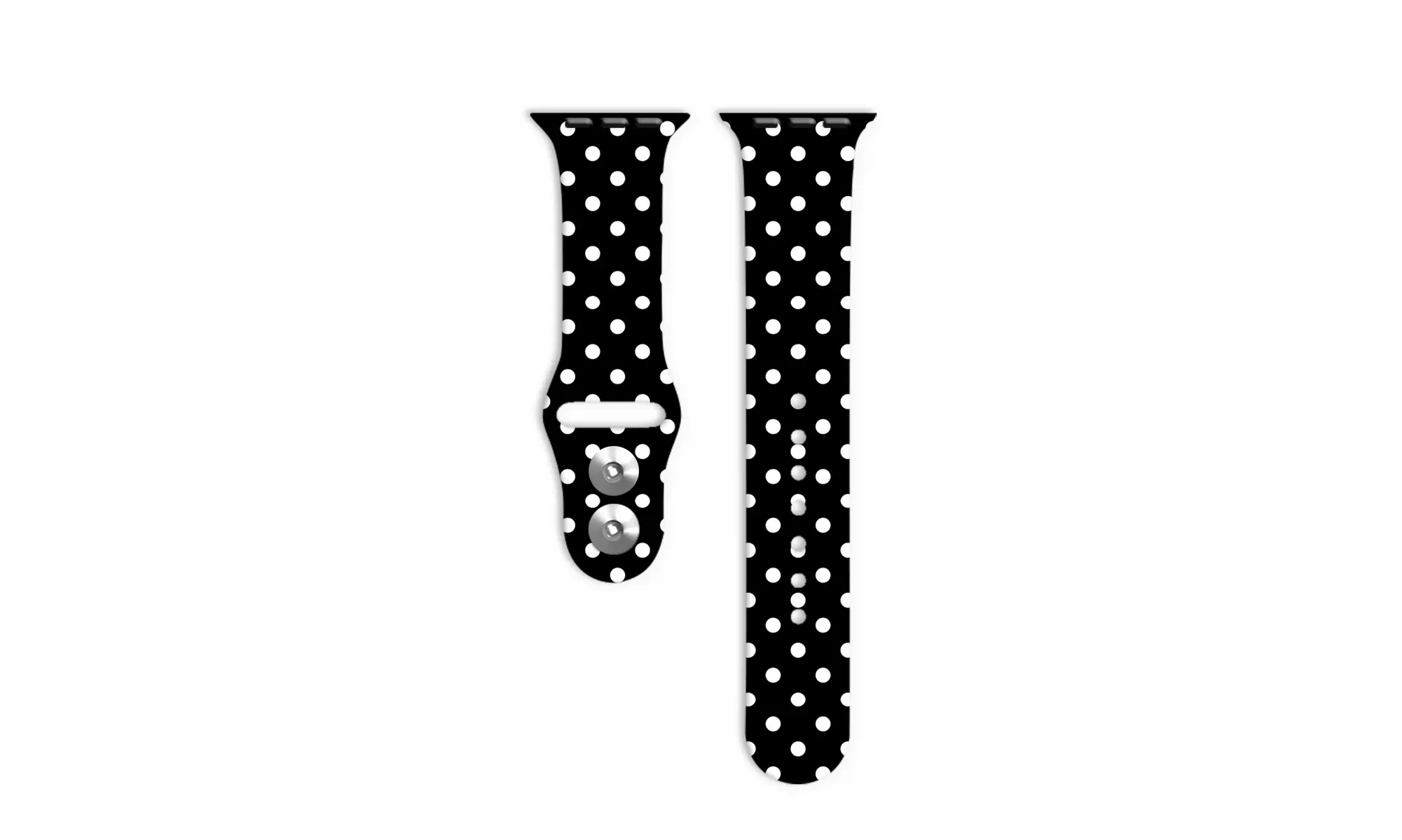 Printed Apple Watch Silicone Band Fruits Polka Dots and Animals