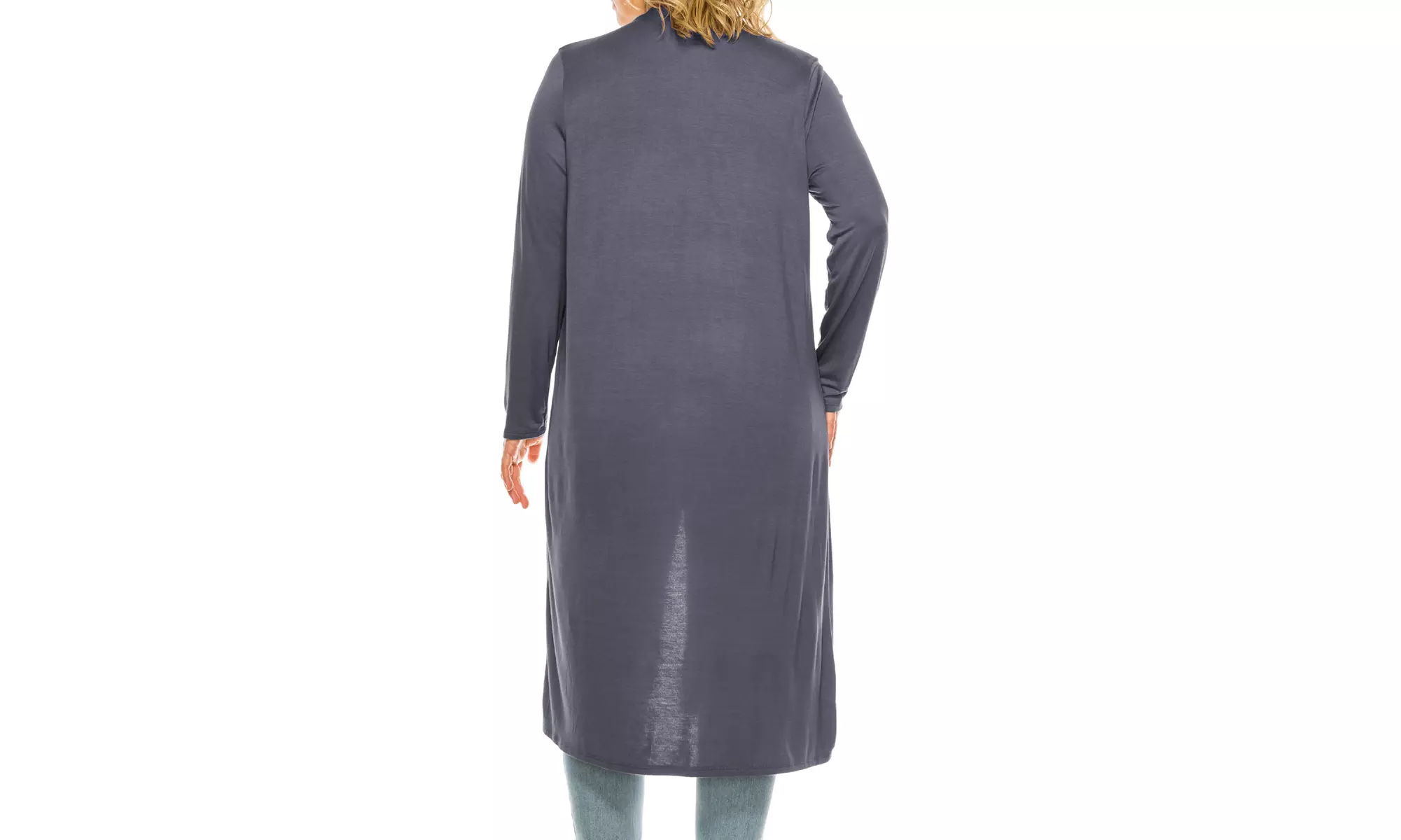 MOA Collection Women's Plus Size Long Sweater Cardigan