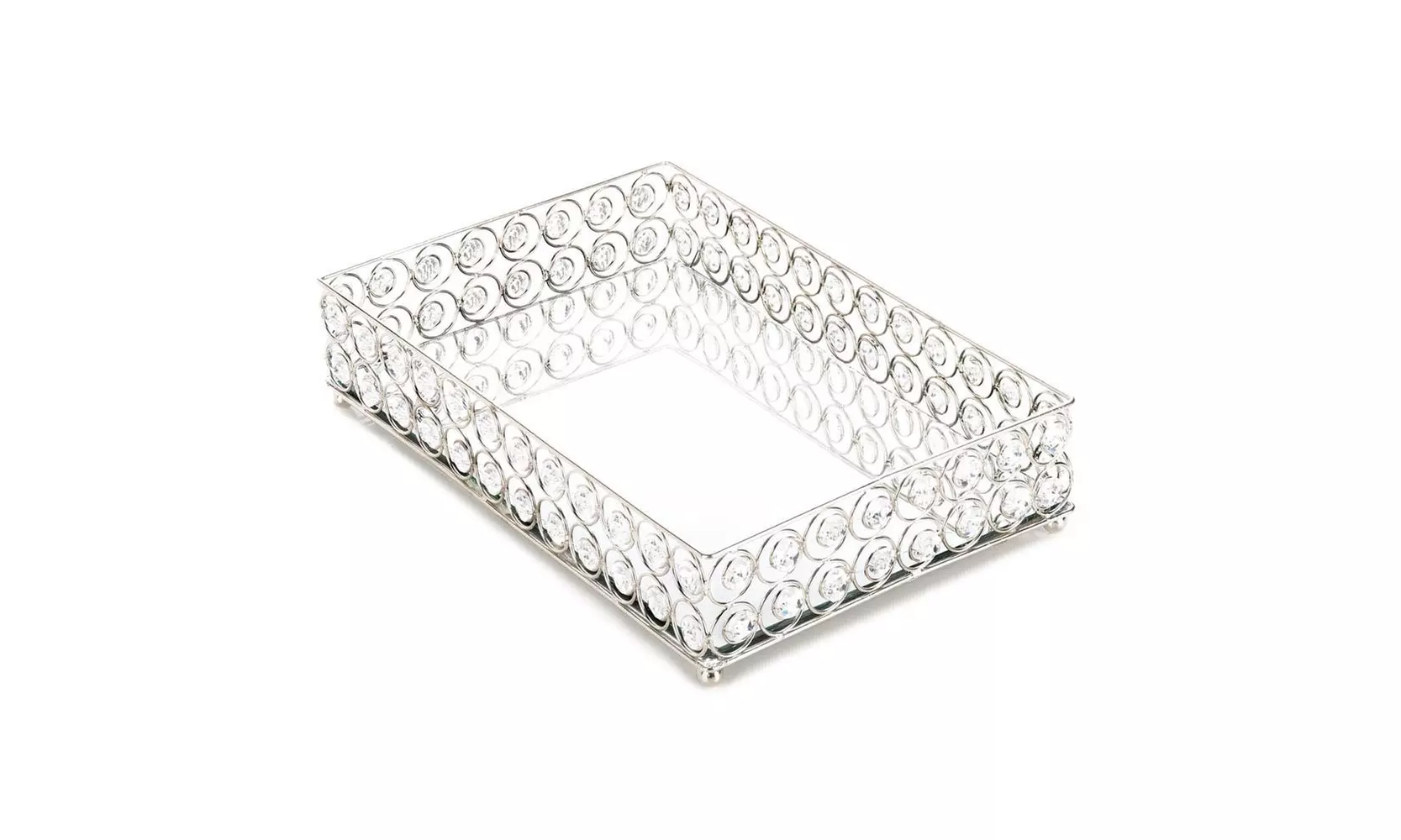 Shimmer Rectangular Jeweled Tray - Primary Image