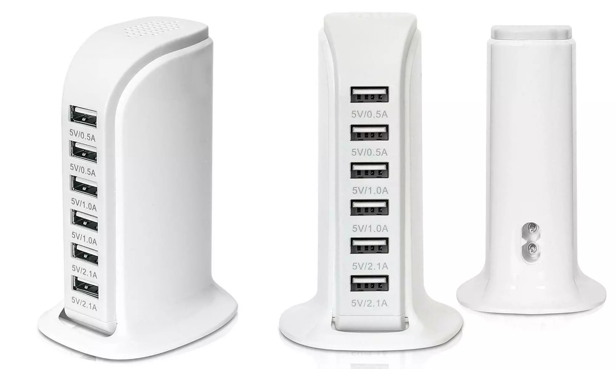 Zummy 30W Multi 6 Port USB Charger Rapid Charging Station Desktop Hub