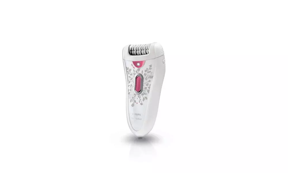 Philips HP6574/50 Satin Perfect Cordless Epilator, White/Pink Dry/Wet - Second Medium