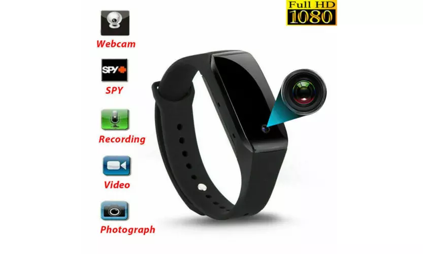 HD 1080P SPY Cam DVR Hidden Camera Wearable Wrist Watch Mini DV Video Recorder - Primary Image