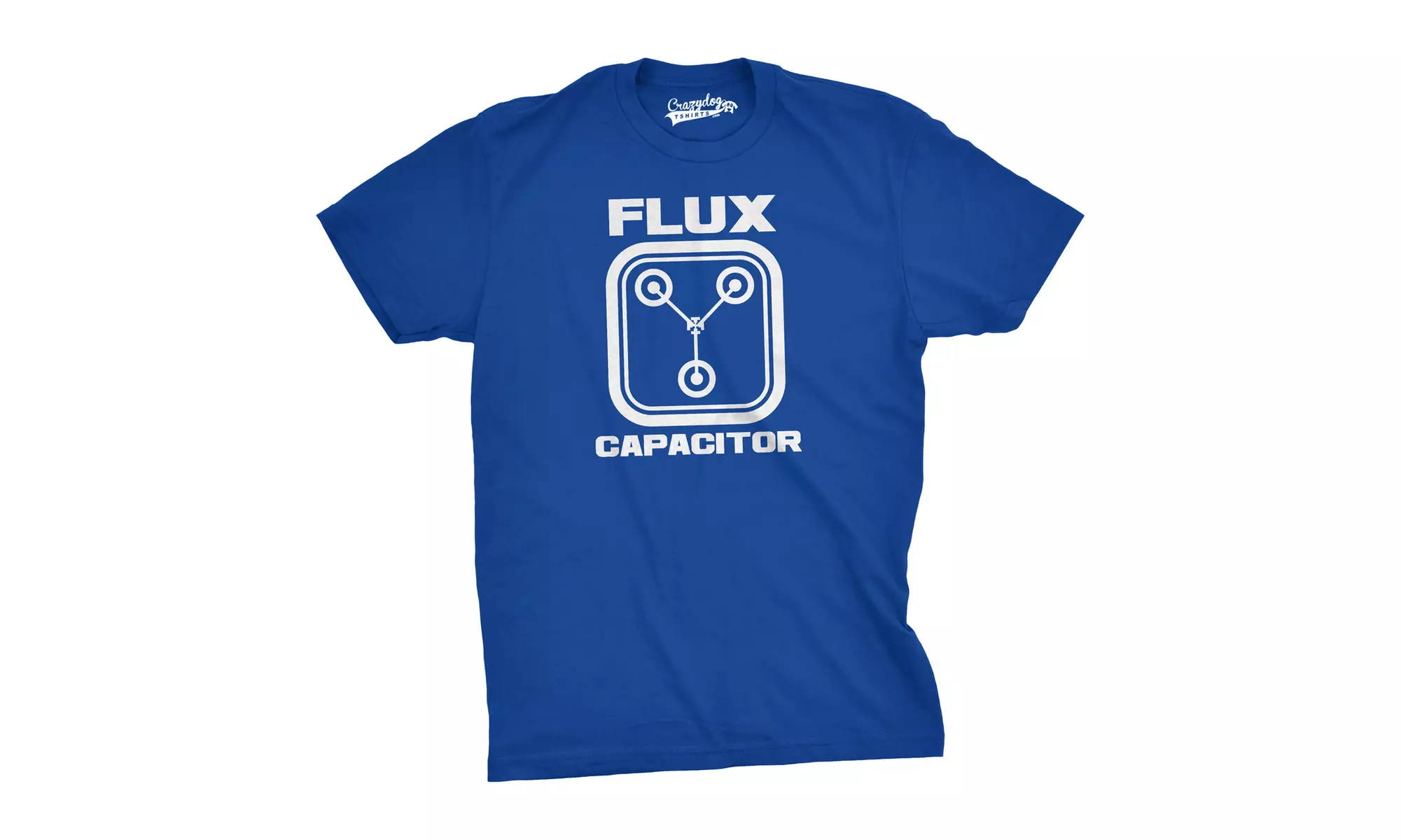 Flux Capacitor T Shirt Funny Vintage Retro 80s Movie T shirts for Men - Primary Image