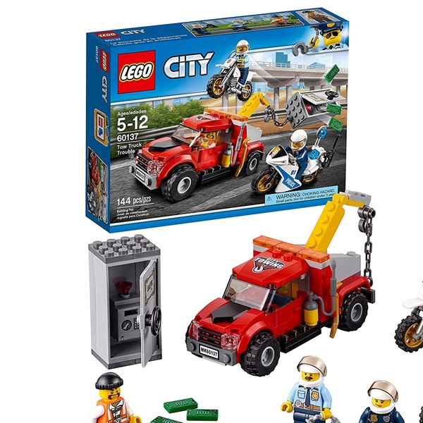 lego city police tow truck