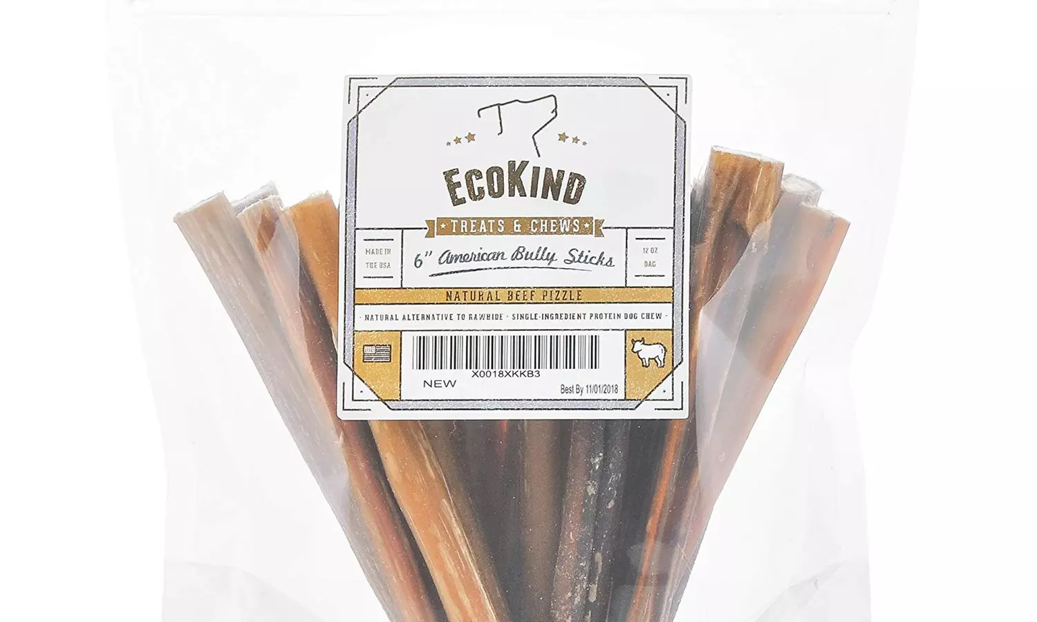 EcoKind Grade-A Bully Sticks (1lb.) - Primary Image
