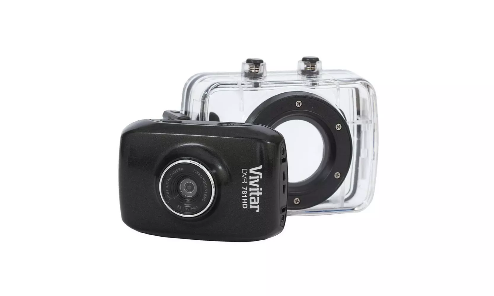 Vivitar DVR781HD HD Action Cam with LCD Rear Screen and Waterproof Case Bundle - Second Medium