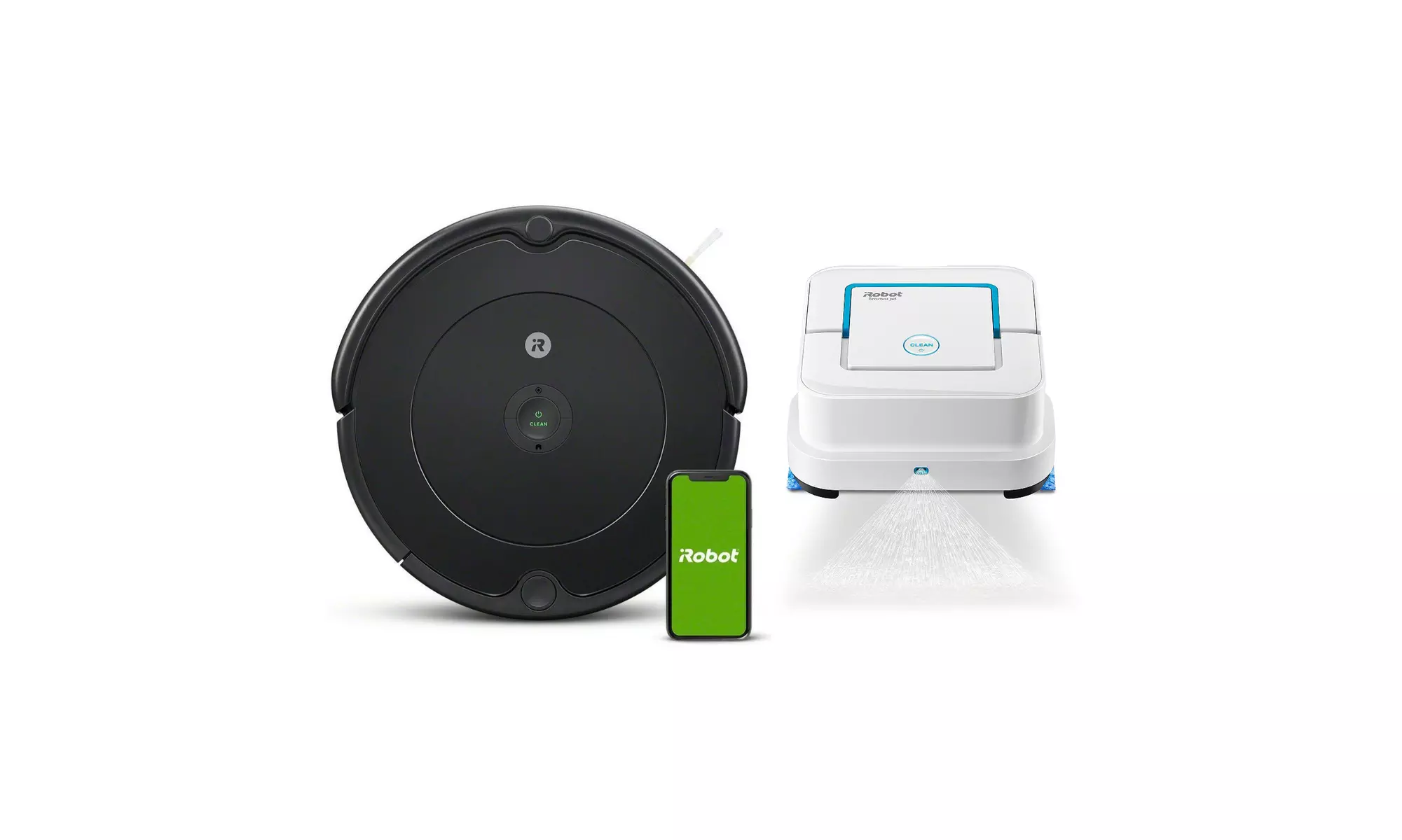 iRobot Roomba 694 Wi-Fi Robot Vacuum with iRobot Braava Jet 240 Mopping Robot - Primary Image