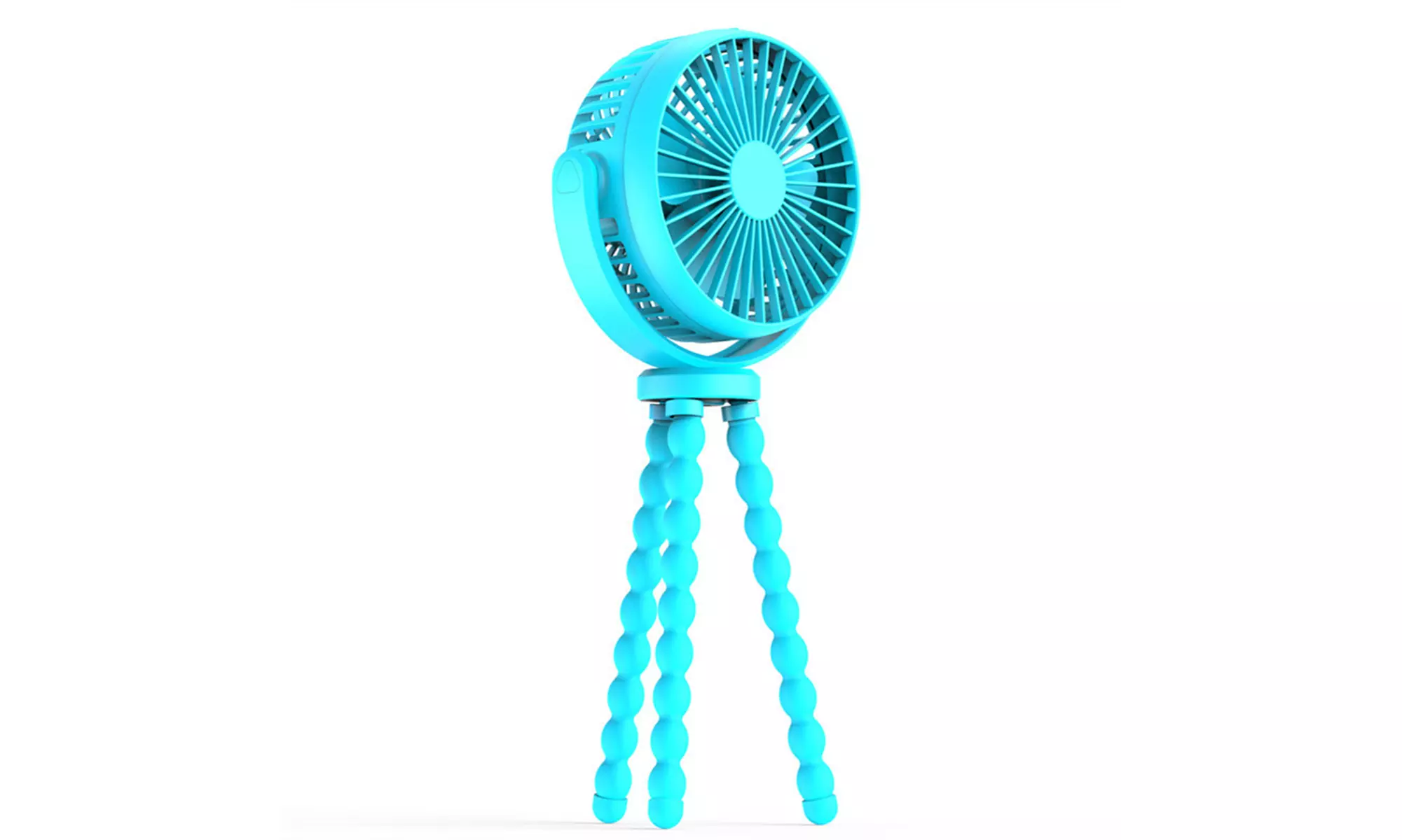 Portable Fan Mini Stroller Fan with Flexible Tripod Clip-on Handheld Cooling Fan - Second Medium