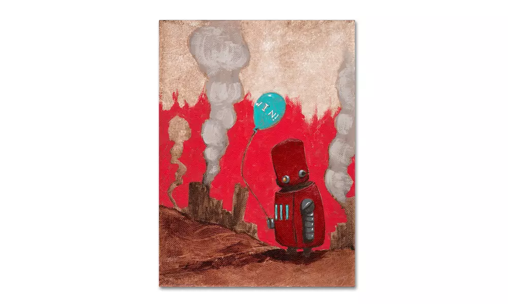Craig Snodgrass 'Win!' Canvas Art - Second Medium