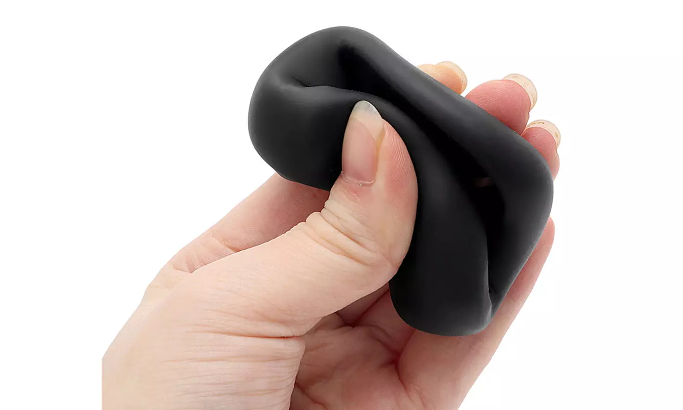 Silicone Prostate Massager Double C-Ring