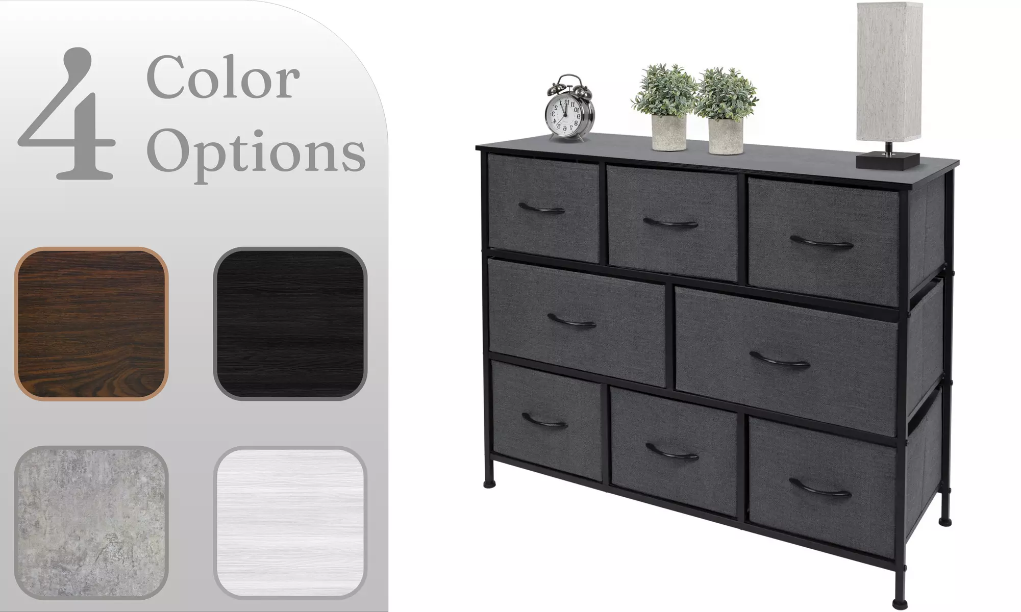 Sorbus Dresser w/ 8 Drawers - Furniture Storage Chest Tower Unit for Bedroom