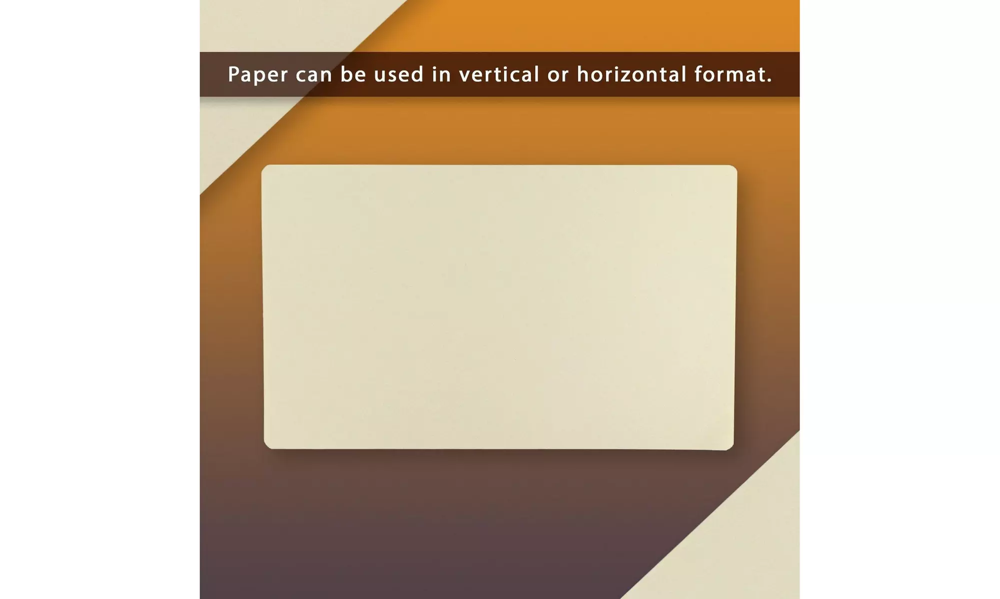 60-Pack Award Certificates Blank Plain Ivory Paper Sheets with Round Corners - Second Medium