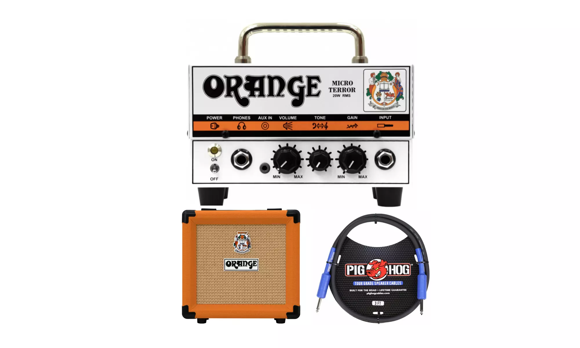 Orange Amps Micro Terror 20-Watt Tube Preamp Compact Tube Amp Bundle - Primary Image