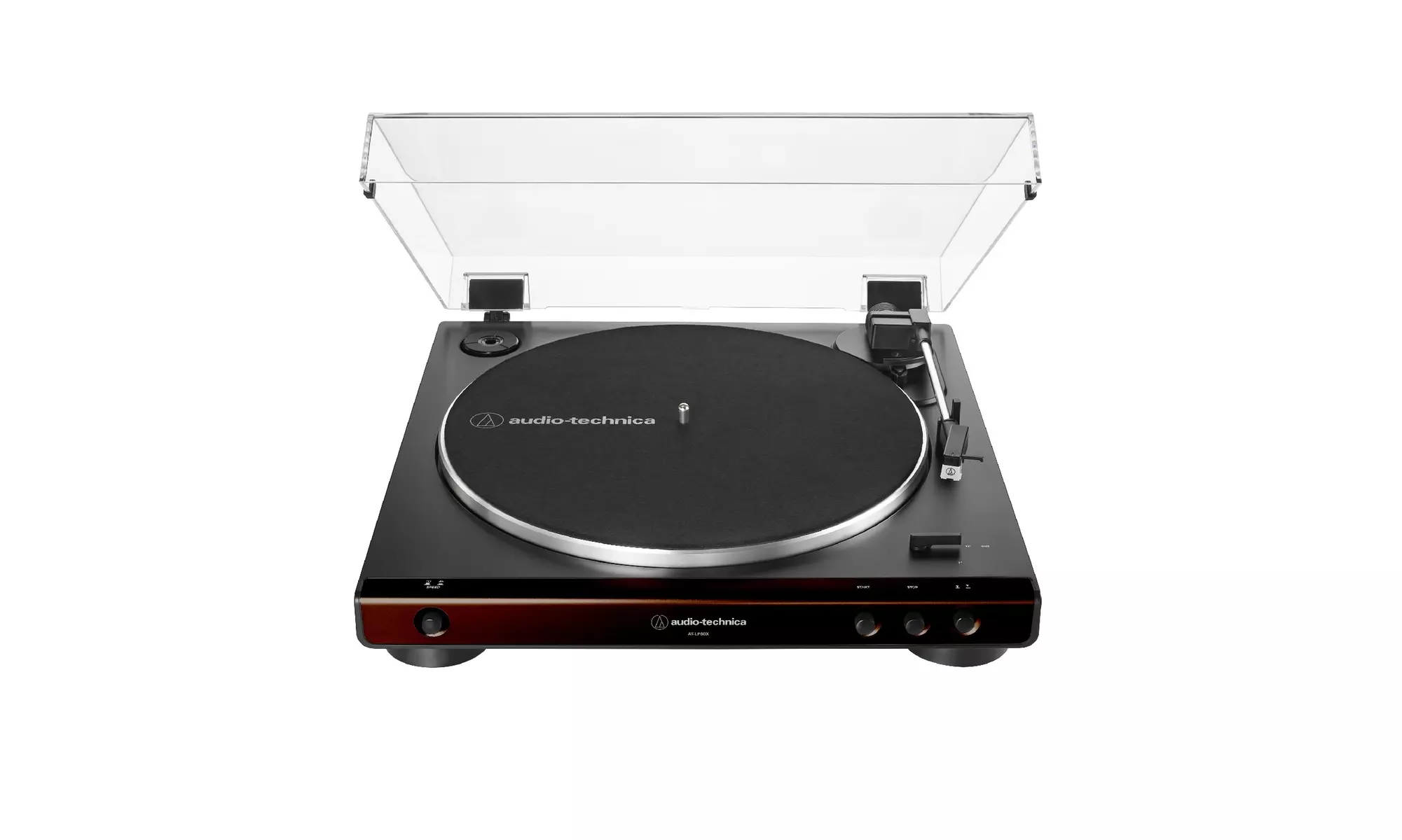 Audio-Technica AT-LP60X Fully Automatic Belt-Drive Stereo Turntable (Brown) - Primary Image