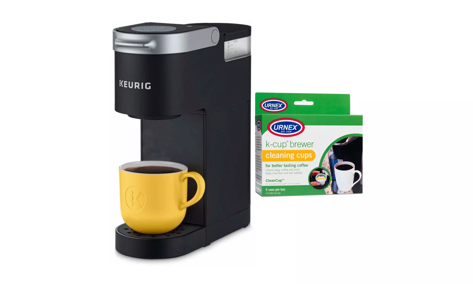 Keurig K-Mini Single Serve K-Cup Pod Coffee Maker (Black) with Cleaning Cups - Primary Image