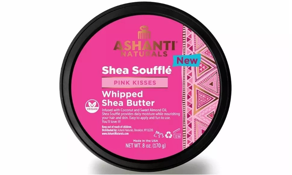 Ashanti Naturals Shea Butter Creamy, Solid and Souffle (Multiple Options)