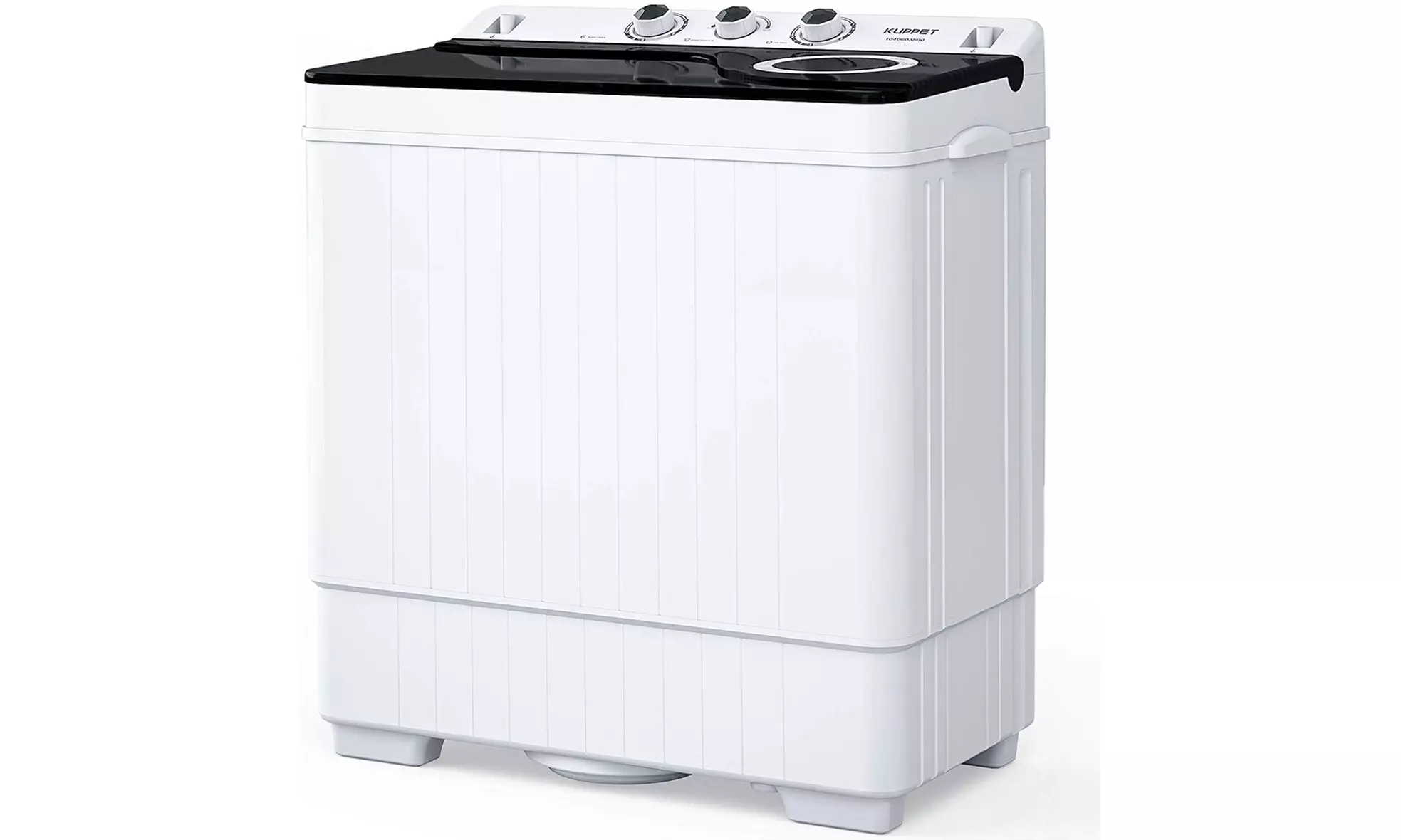 Twin Tub with Built-in Drain Pump 26Lbs Semi-automatic Twin Tube Washing Machine - Primary Image
