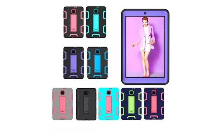 For Samsung Galaxy Tab A 8.0 T387 t387v Tablet Armor Rugged Cover Hard Case - Primary Image