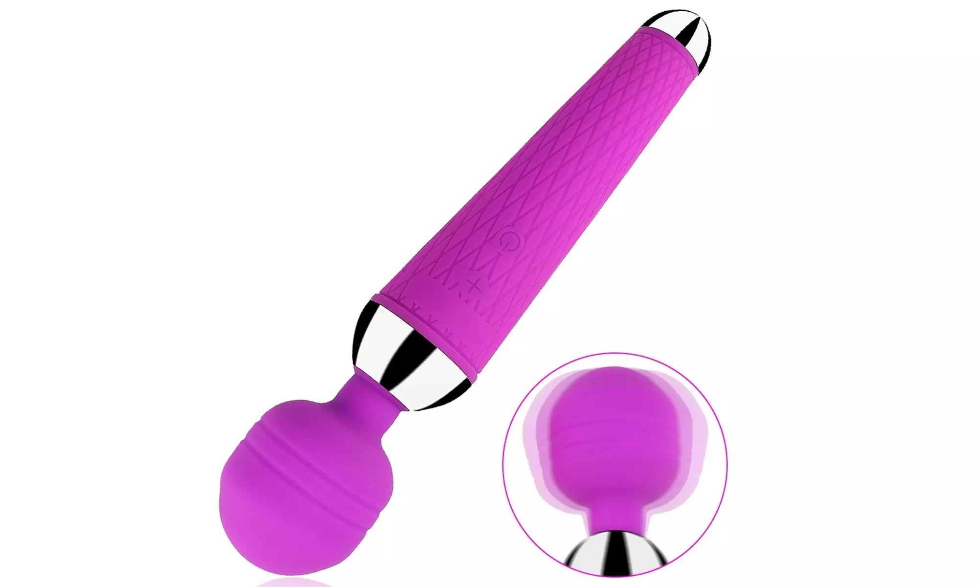 Waterproof Wand Massagers 10 Speeds G Spot Vibrator USB Charger Stimulator - Primary Image