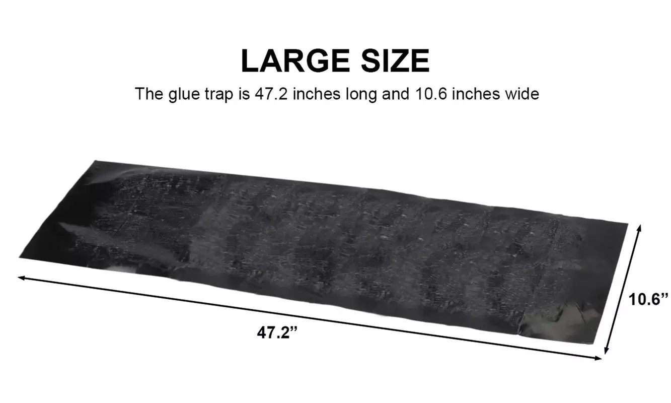 2Pcs Large Sticky Rat Traps Mouse Glue Traps Indoor Outdoor Catch Pest Trap