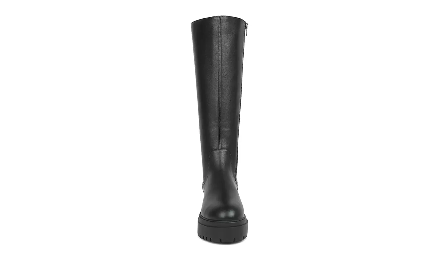 London Rag Axle Knee Lug Sole Boots