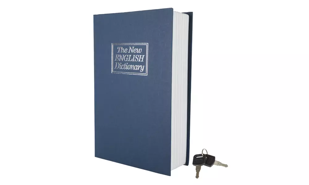 Stalwart Dictionary Diversion Book Safe with Key Lock - Primary Image