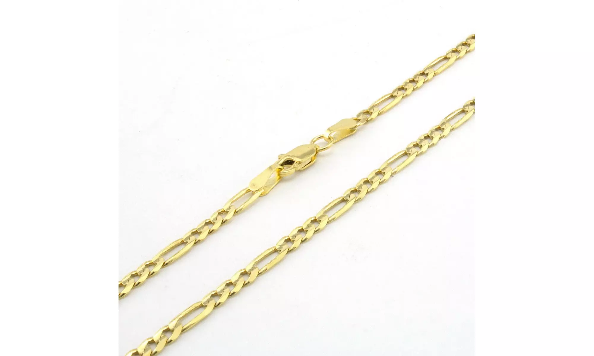 14k 2mm Yellow Gold Figaro Chain - Second Medium