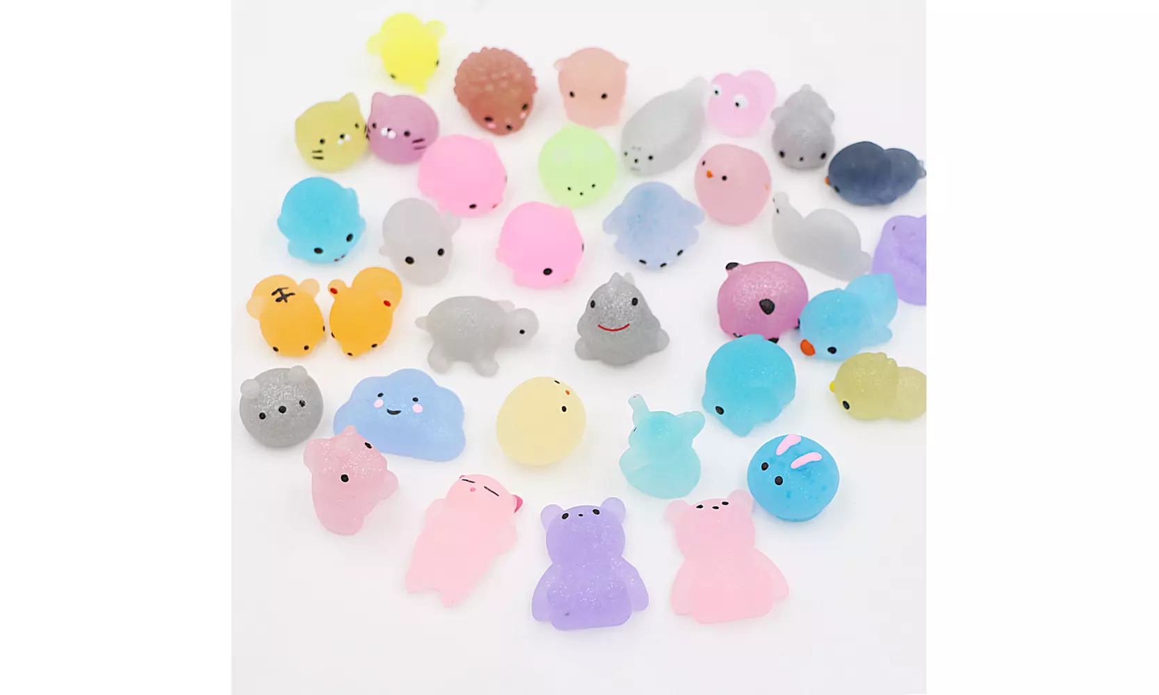 36 Pcs Mochi Squishy Mini Relief Stress Animals Toys  For Kids Adults - Second Medium