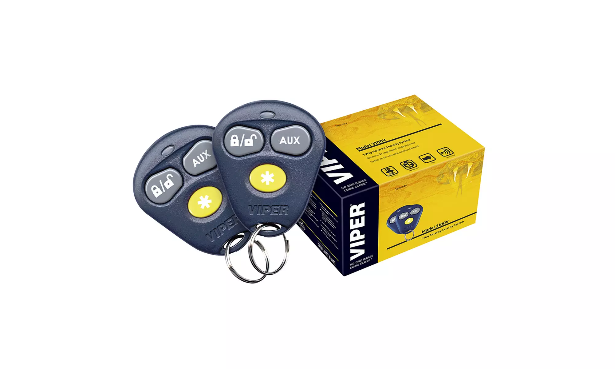 Viper 3100VX 1-Way Keyless Entry Car Alarm Security System - New - Primary Image