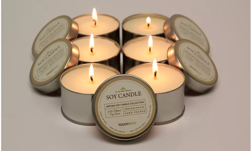 All Natural Artisan Holiday Scented Soy Candles(4-Packs, 6-Packs, 12-Packs) - Primary Image