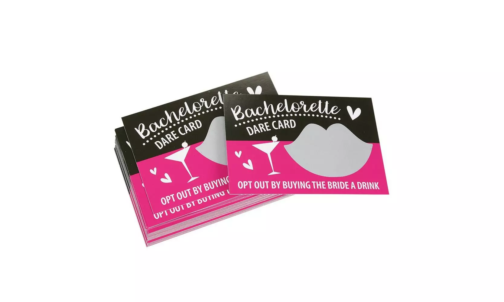 30 Pack Bachelorette Dare Cards Scratch Off Party Game for Bridal Shower Party - Primary Image
