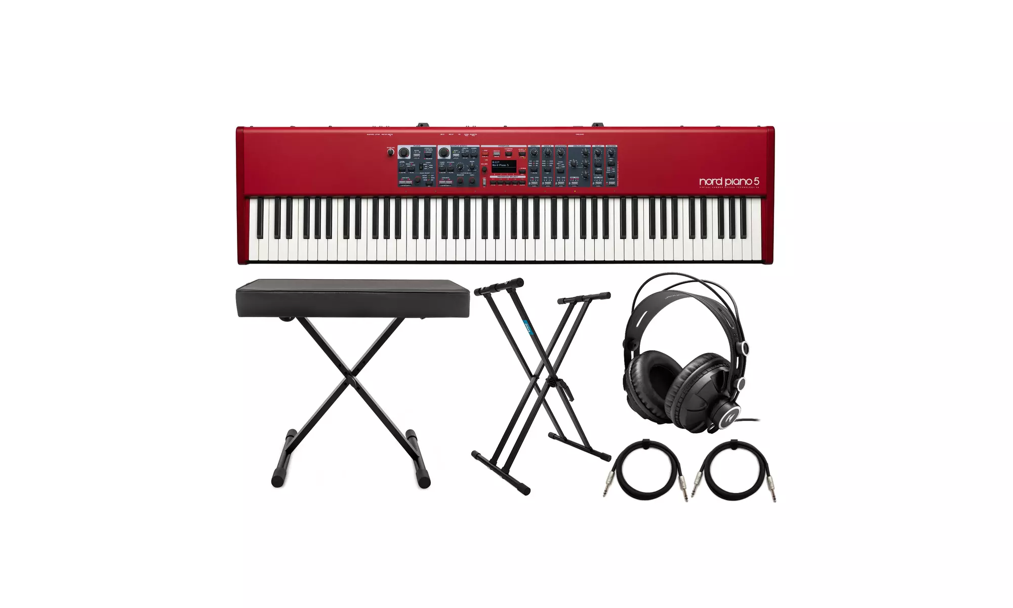 Nord Piano 5 73-Key Digital Piano with Keyboard Stand and Accessory Bundle - Primary Image