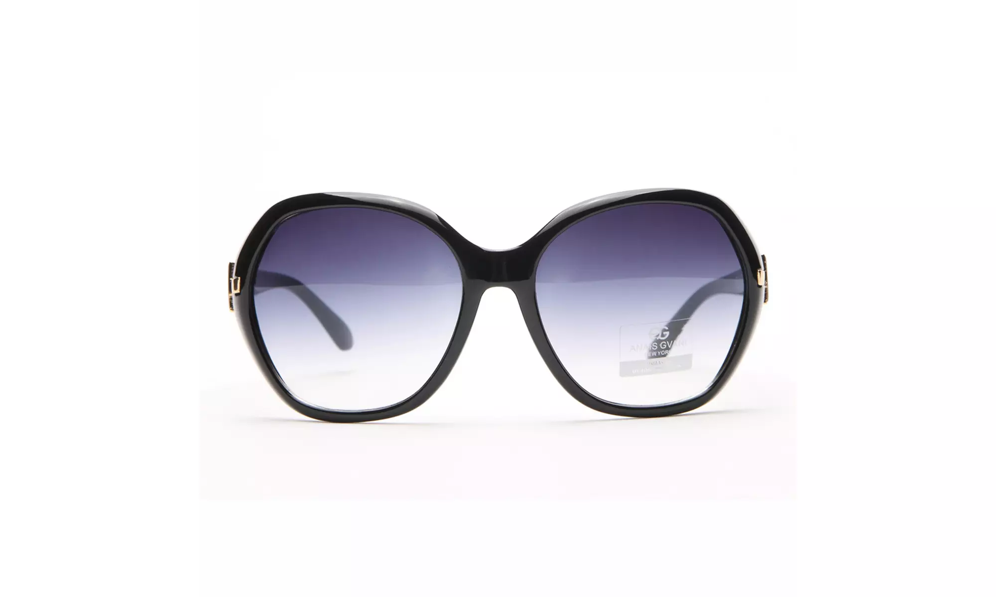 MMK collection Classic Round Frame Polarized Sunglasses - Primary Image
