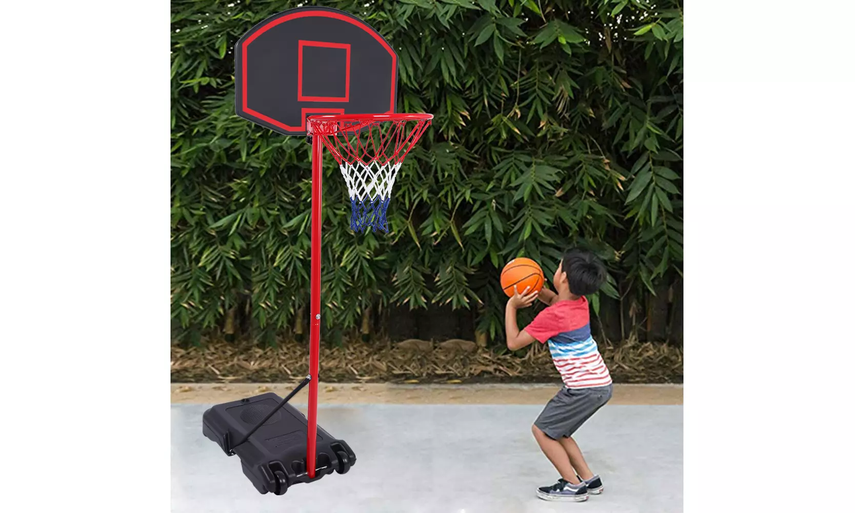 Portable Removable Adjustable Teenager Basketball Rack - Primary Image